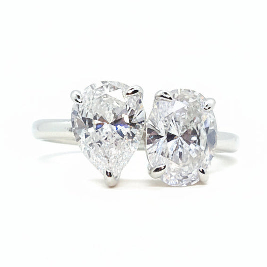 Natural Zirconia Stone Ring in Sterling Silver
