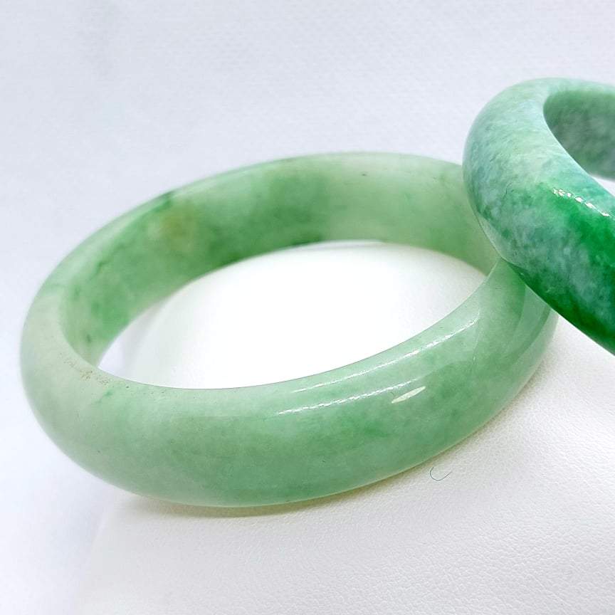 Natural Burmese Jade Bangle Bracelet