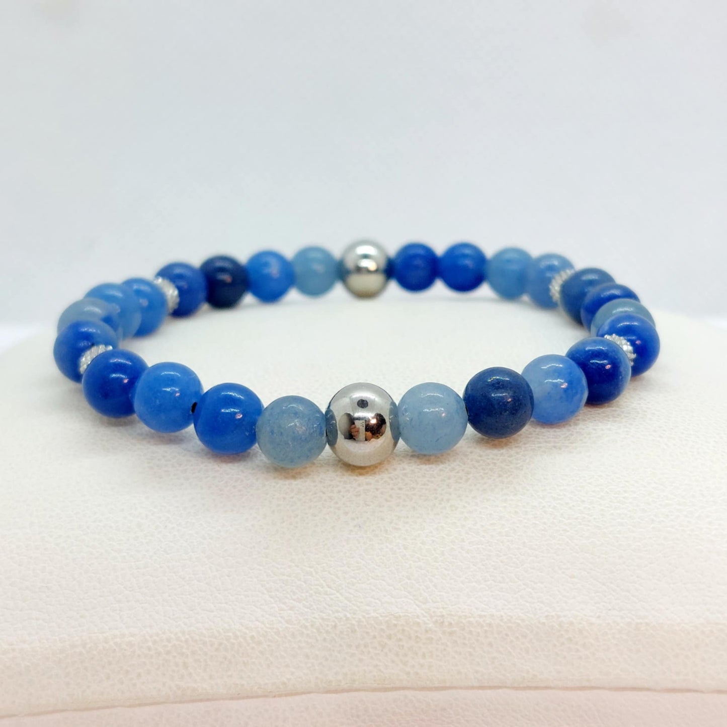 Natural Blue Aventurine Bracelet with 6mm Stones