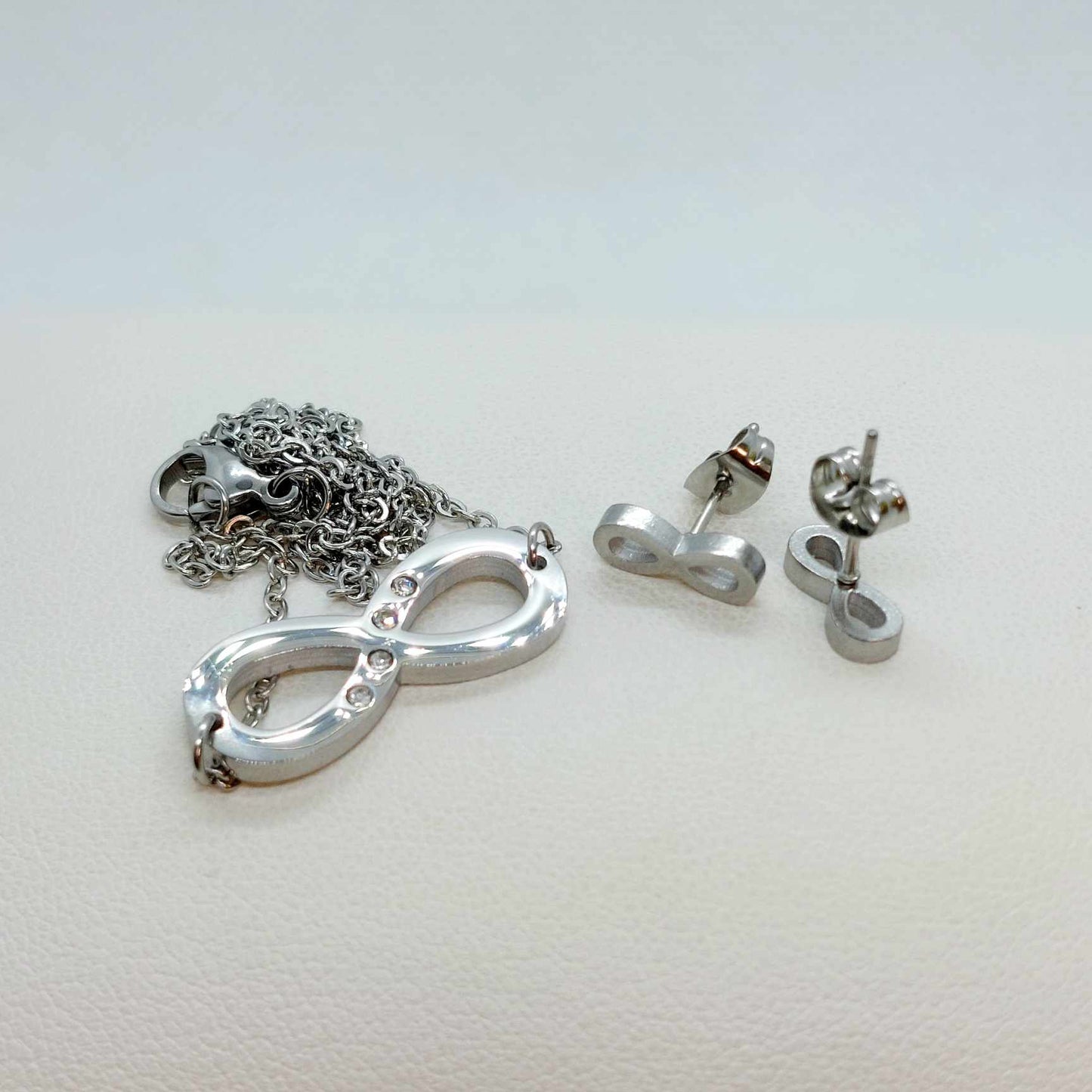 Infinity Mini Set in Silver Stainless Steel