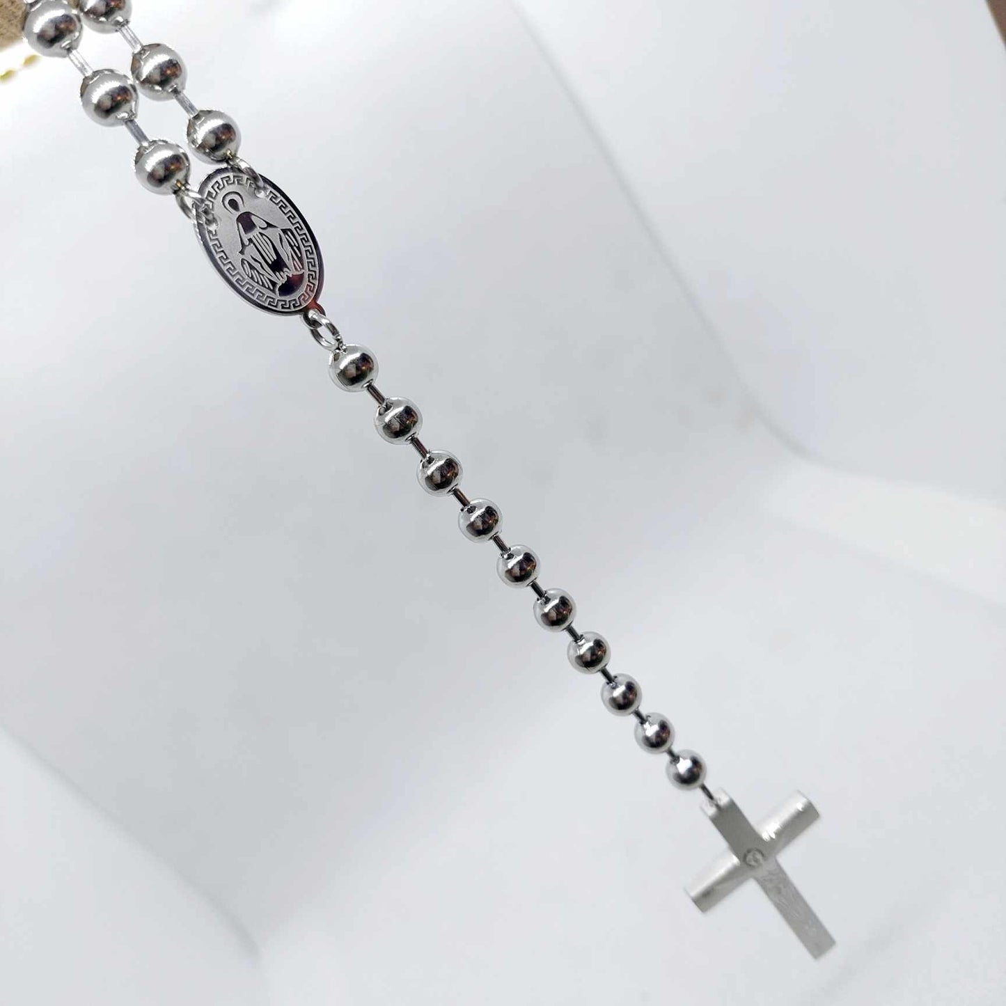Titanium Rosary Necklace