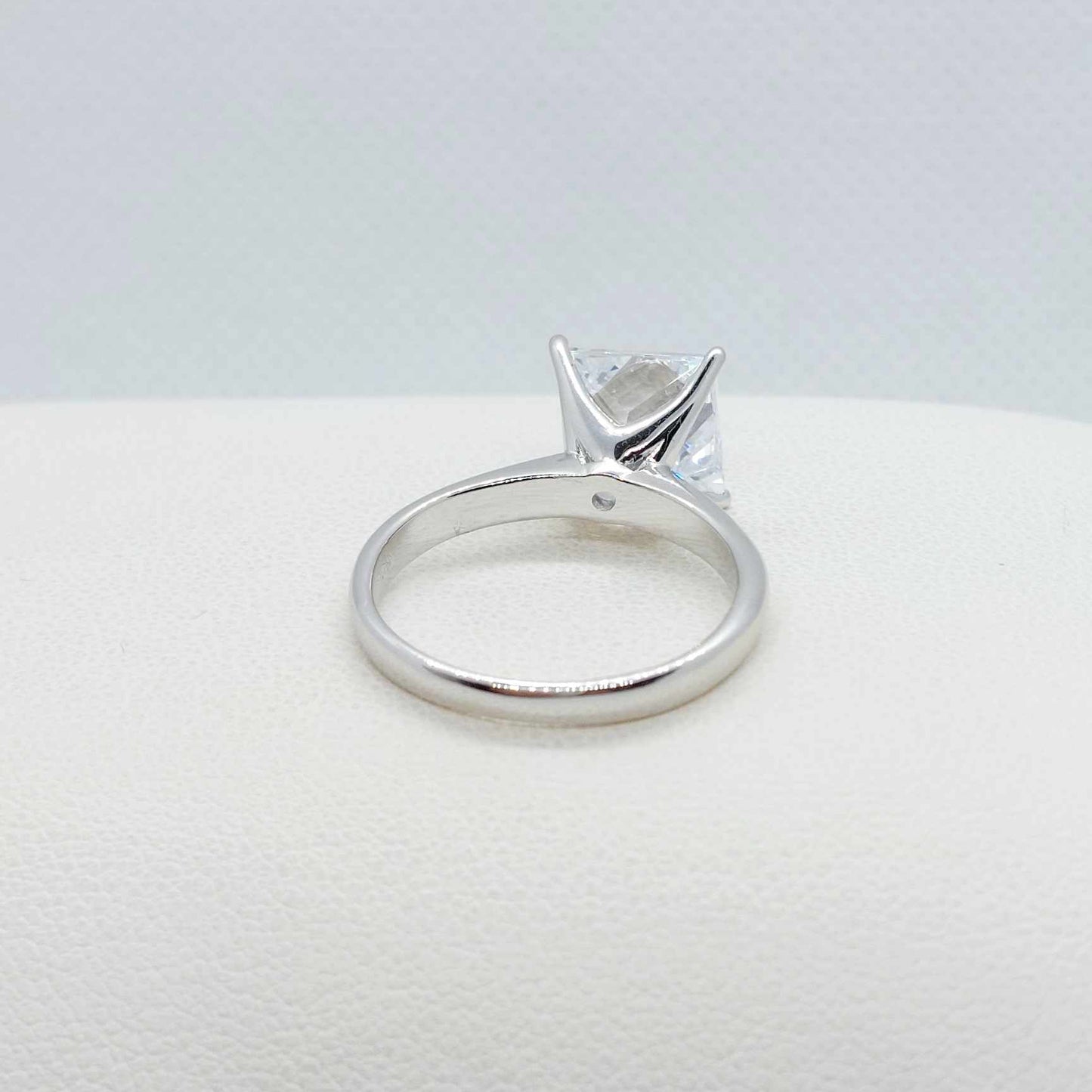 Sona Diamond 3ct Ring in Sterling Silver Lab Created