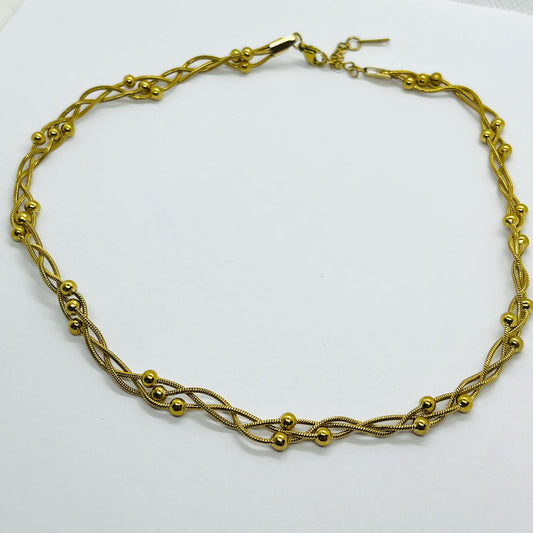 Necklace Chain in Gold Plated Stainless Steel