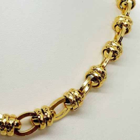 Designer Choker Necklace In Gold Plated Stainless Steel