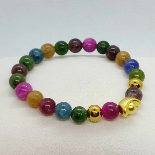 Natural Tourmaline Bracelet in 8mm Stones