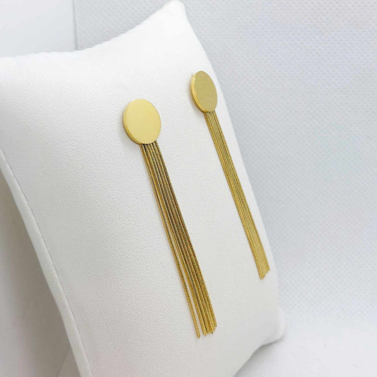 Tassel Earrings in Stainless Steel Gold Plated