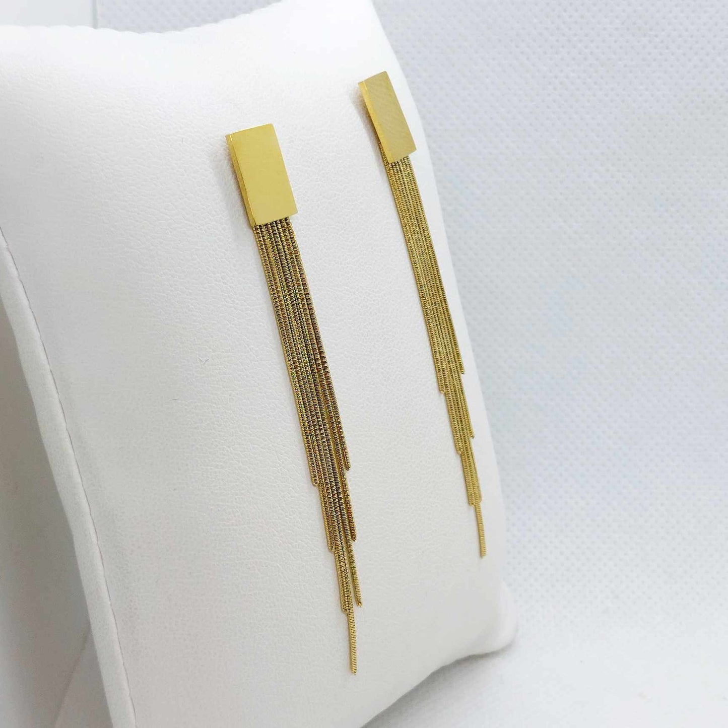 Tassel Earrings in Stainless Steel Gold Plated