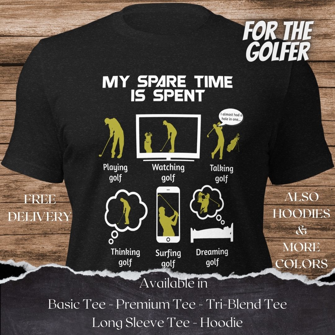 Golf TShirt and Hoodie is a Creative Golf Graphic design for Men and Women