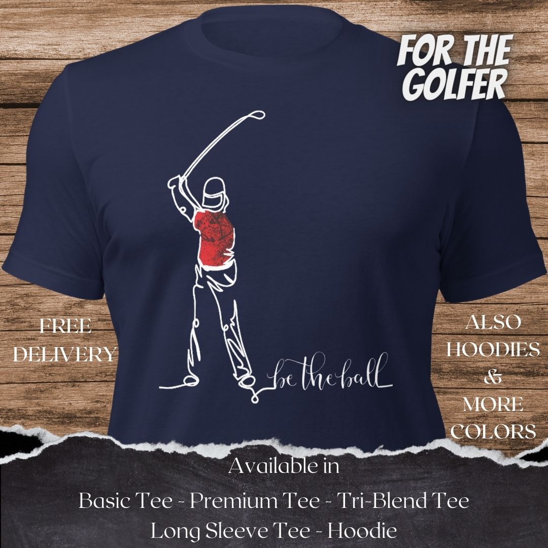 Birdie King Golf TShirt and Hoodie is a Creative Golf Graphic design for Men and Women