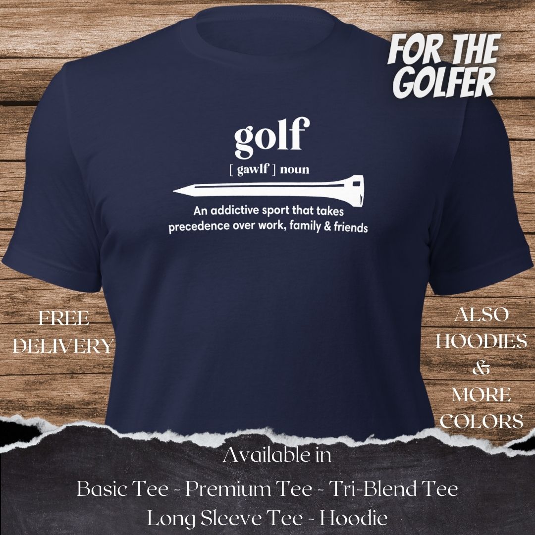 Golf Definition Golf TShirt and Hoodie is a Creative Golf Graphic design for Men and Women