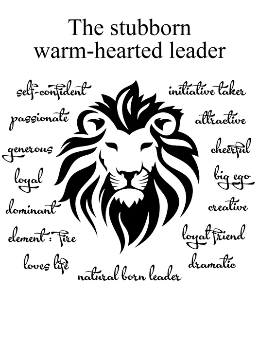 Leo Star Sign Personality Traits TShirt and Hoodie for Men and Women