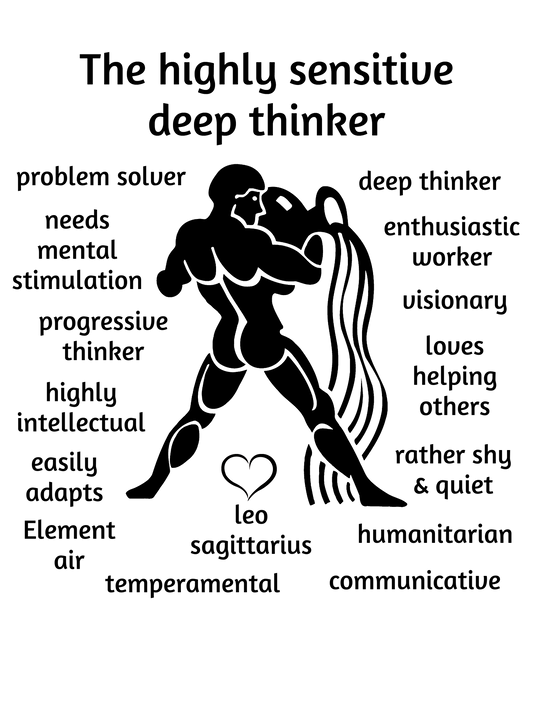 Aquarius Star Sign Personality Traits TShirt and Hoodie for Men and Women