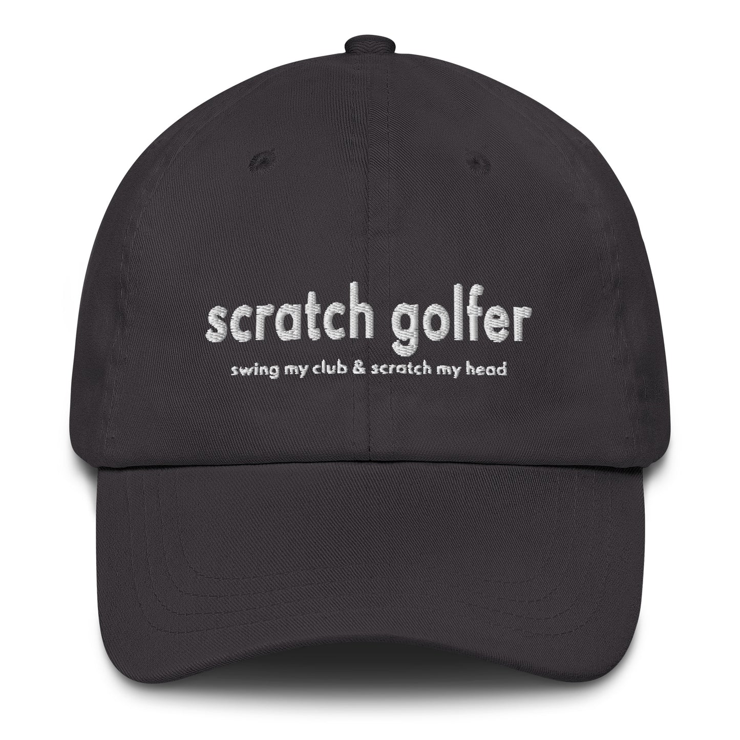 Scratch Golfer Golf Cap for Men and Women in 100% Cotton