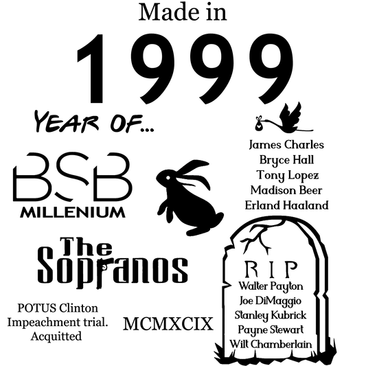 Made in 1999 TShirt - Unisex