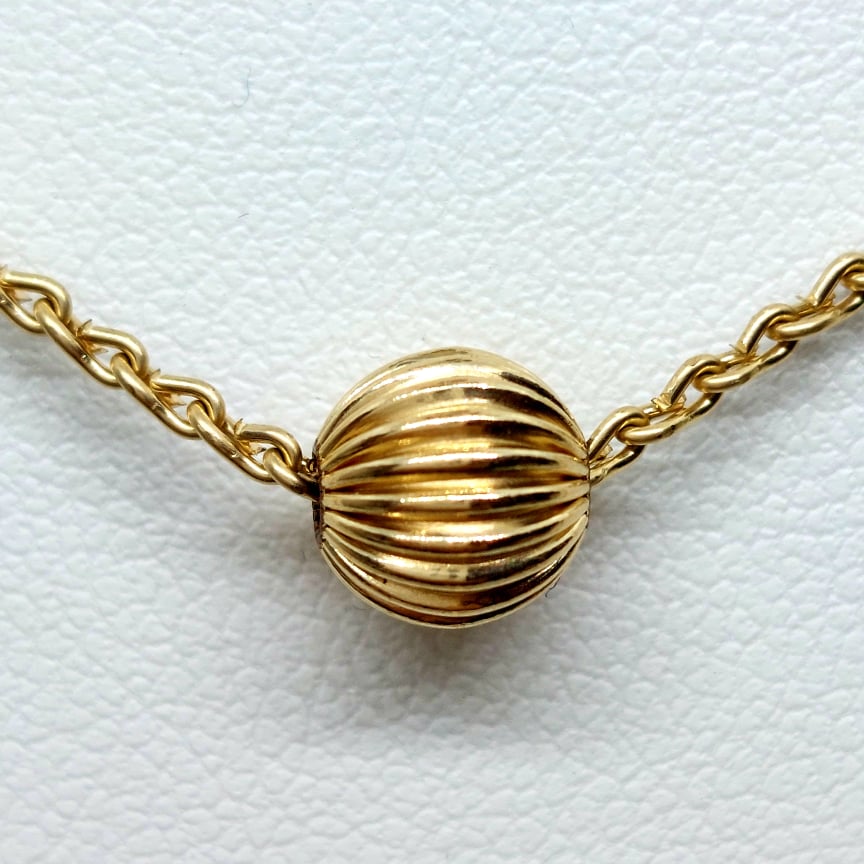 Trinity Chain Necklace - 10K Gold