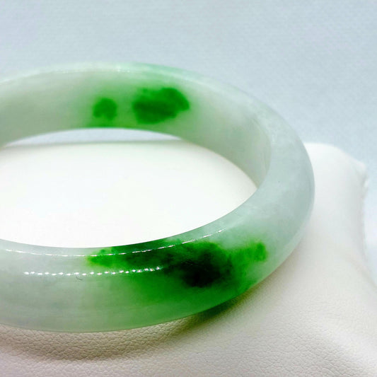 Natural Burmese Jade Bangle Bracelet