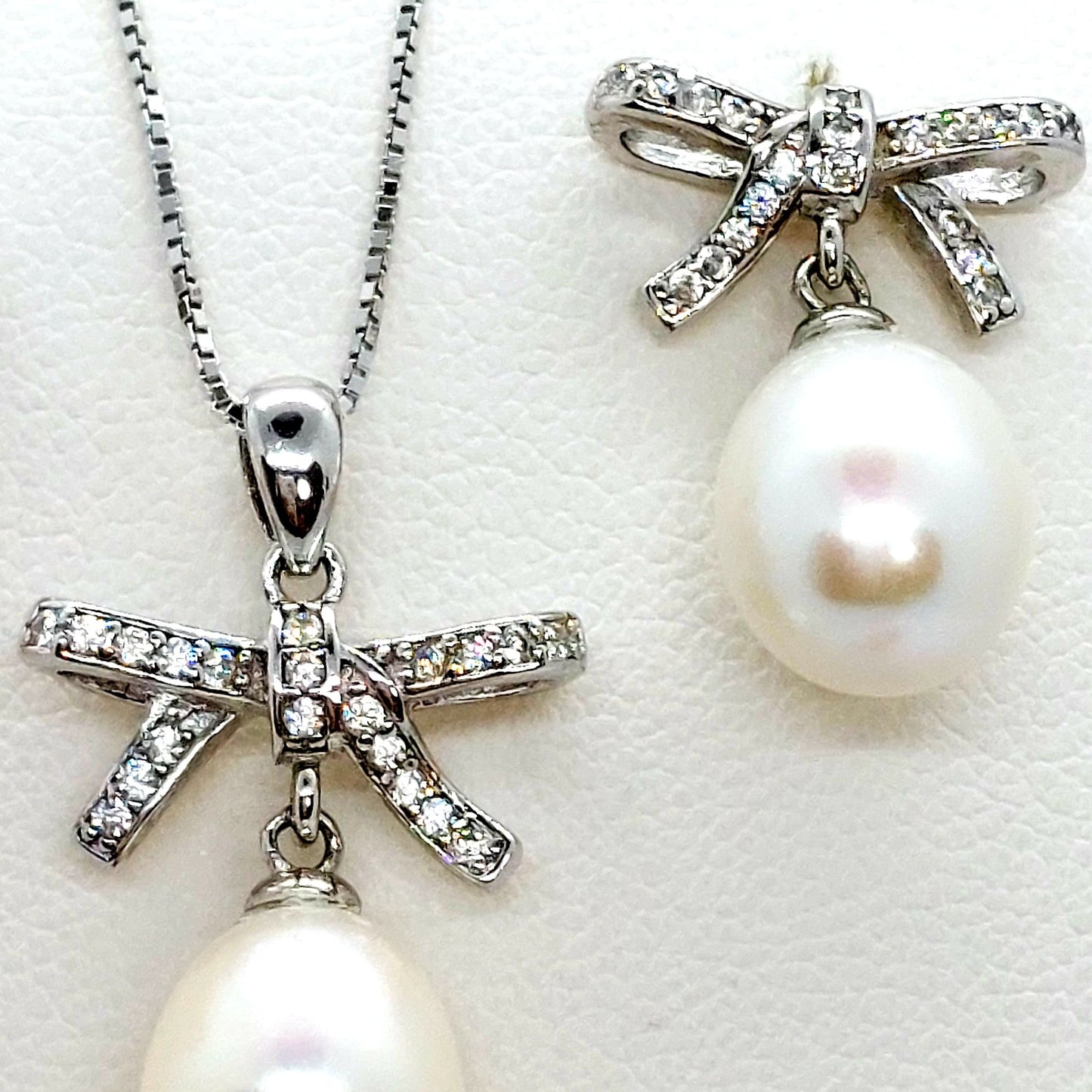 Natural Freshwater Pearl Mini Set - Sterling Silver