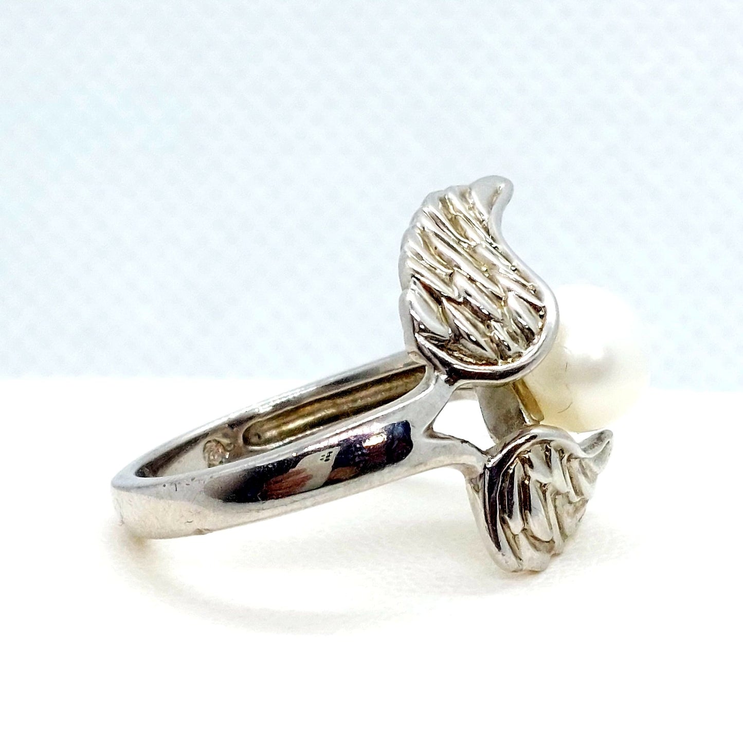 Natural Freshwater Pearl Ring - 7mm - Sterling Silver