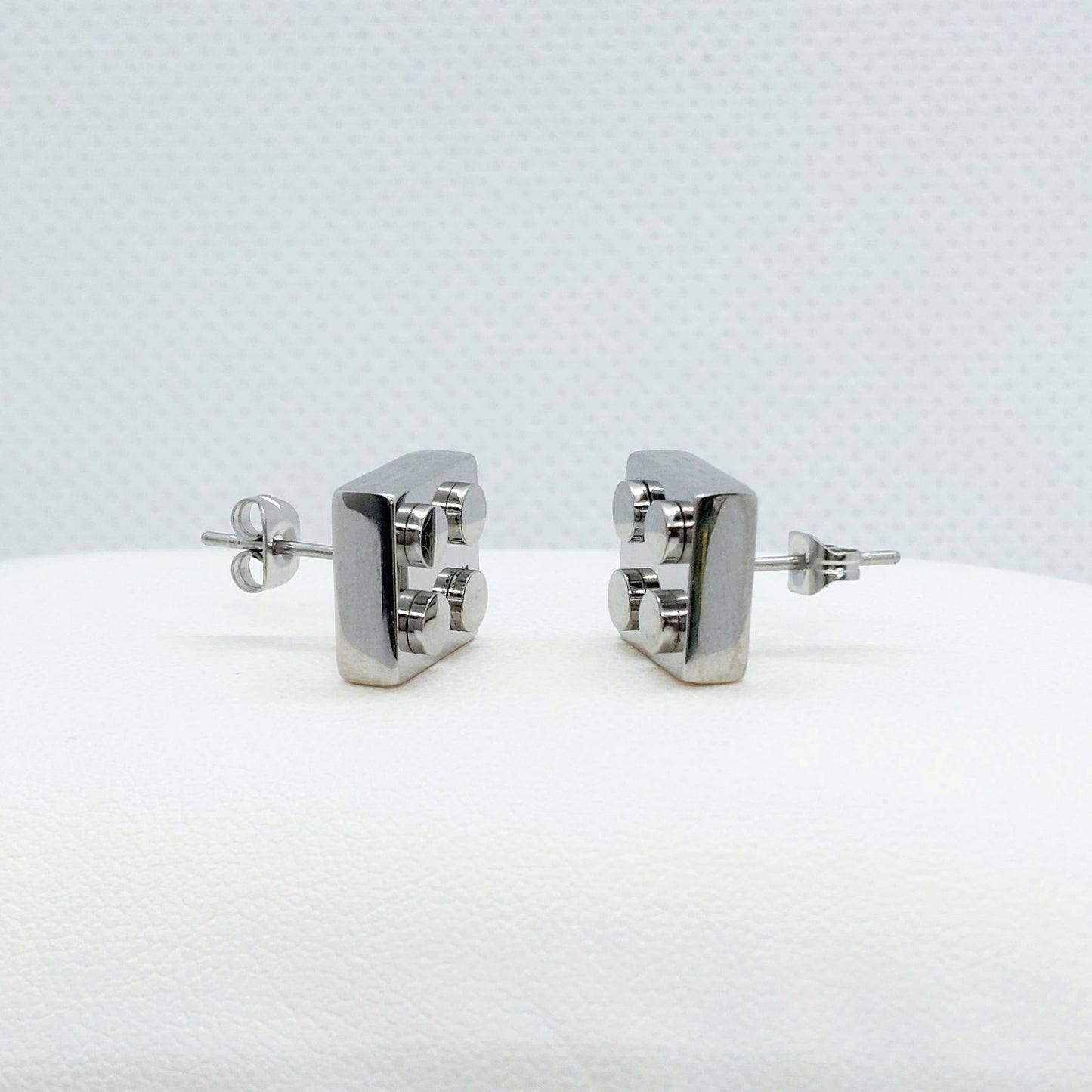 Lego Earrings - Stainless Steel