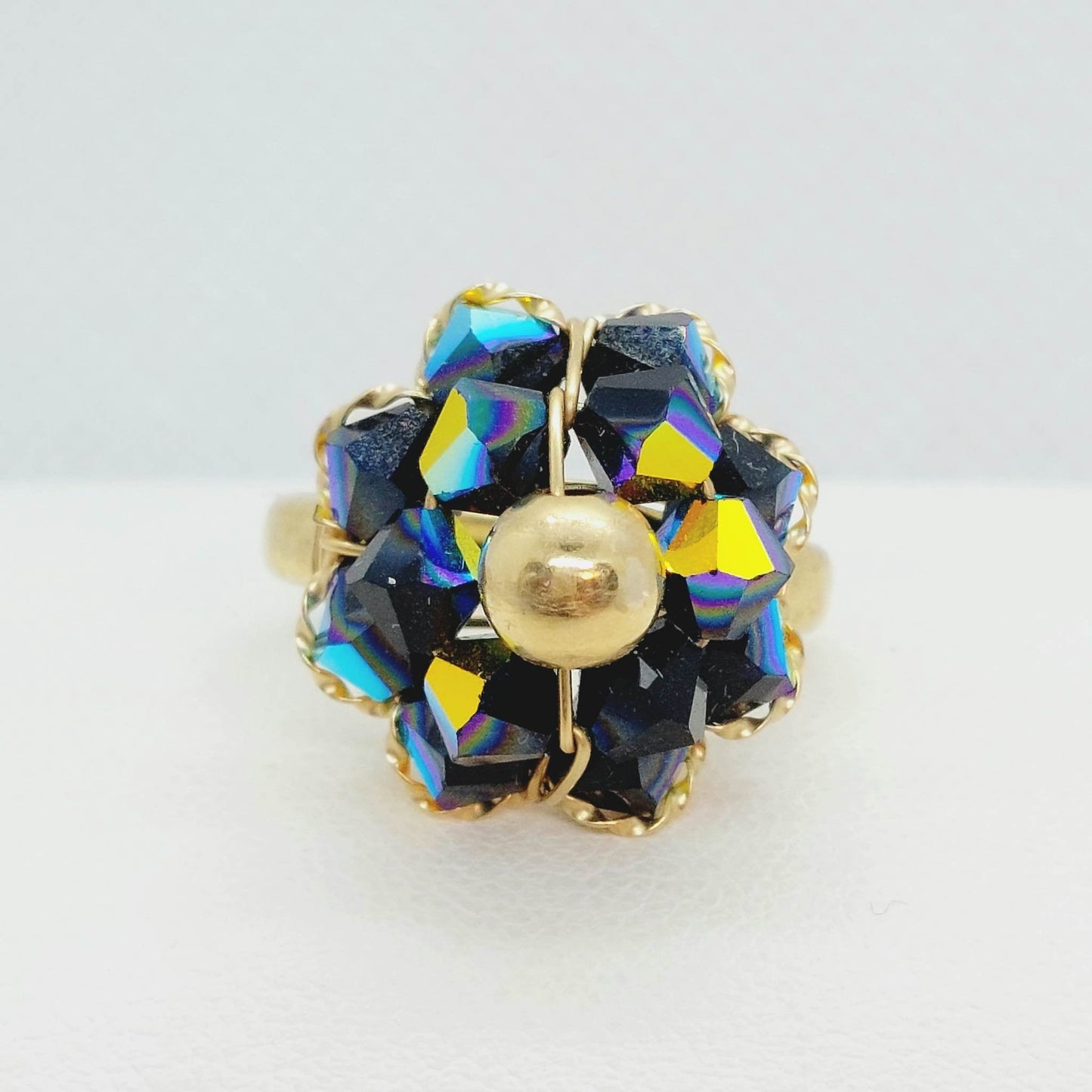 Crystals from Swarovski Ring 10K Gold