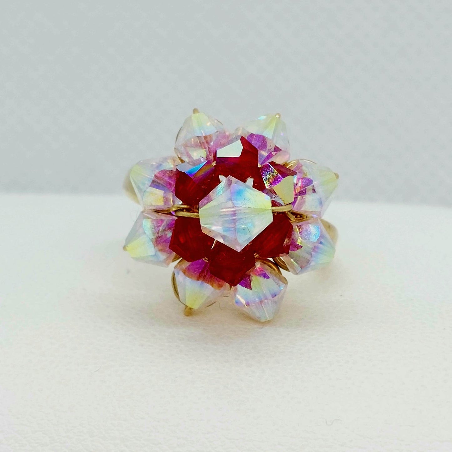 Crystals from Swarovski Ring 10K Gold