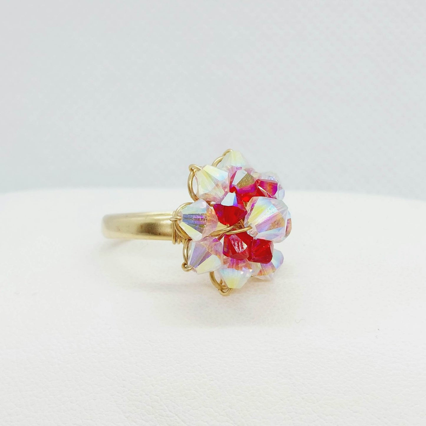 Crystals from Swarovski Ring 10K Gold