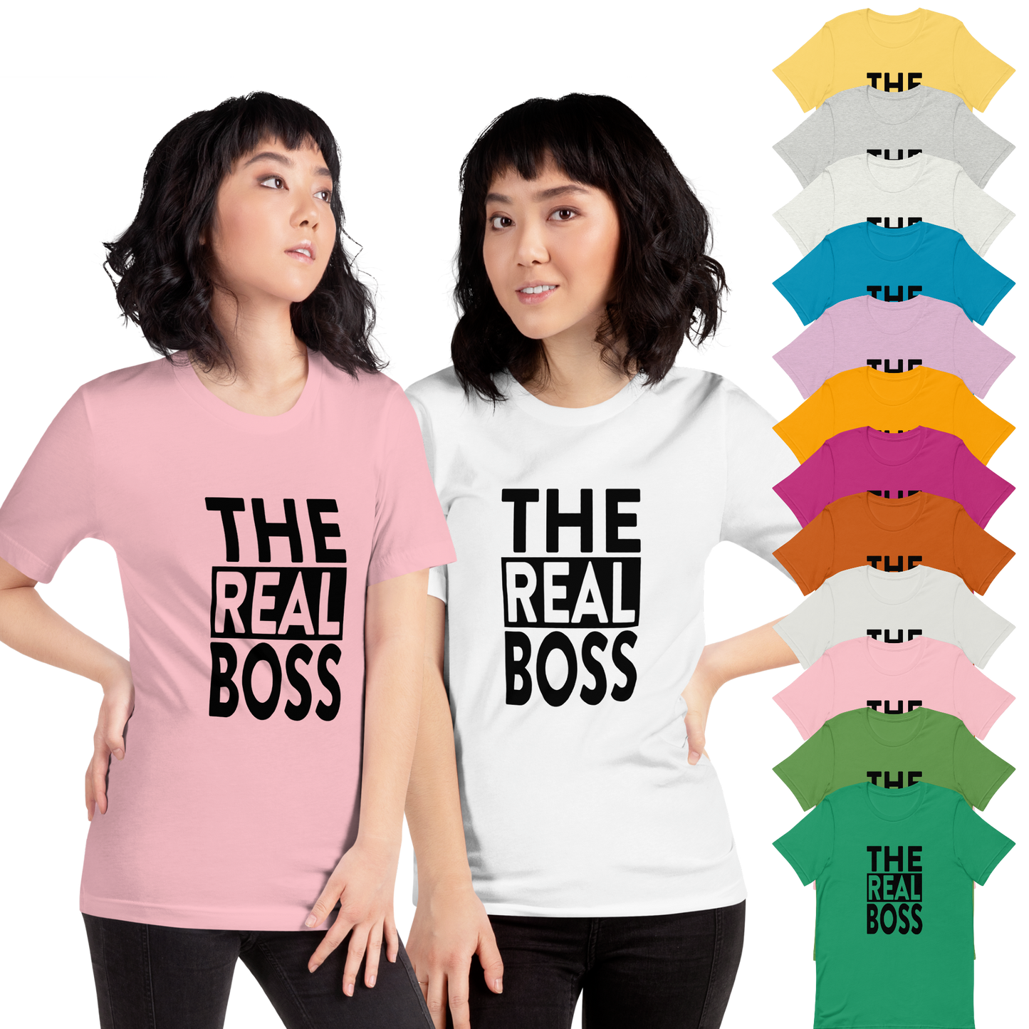 The Real Boss TShirt - Unisex - Couples TShirt