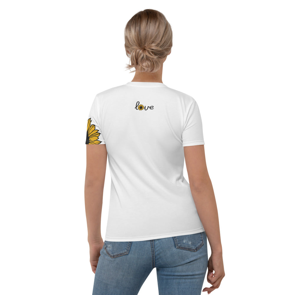 Sunflower and Love Premium TShirt - Women