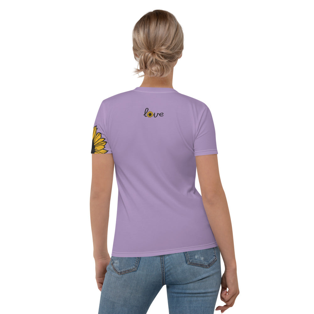 Sunflower and Love Premium TShirt - Women