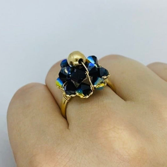 Crystals from Swarovski Ring 10K Gold