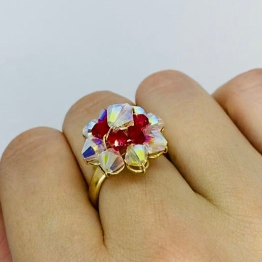 Crystals from Swarovski Ring 10K Gold