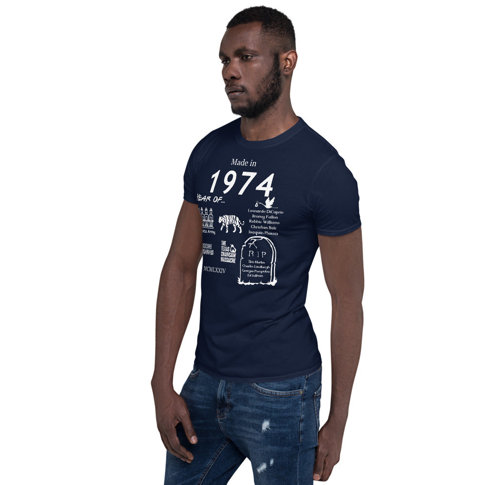 Made in 1974 TShirt - Unisex