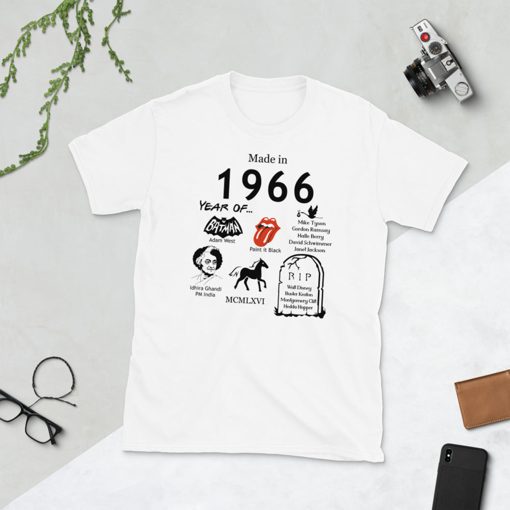 Made in 1966 (Black) TShirt - Unisex