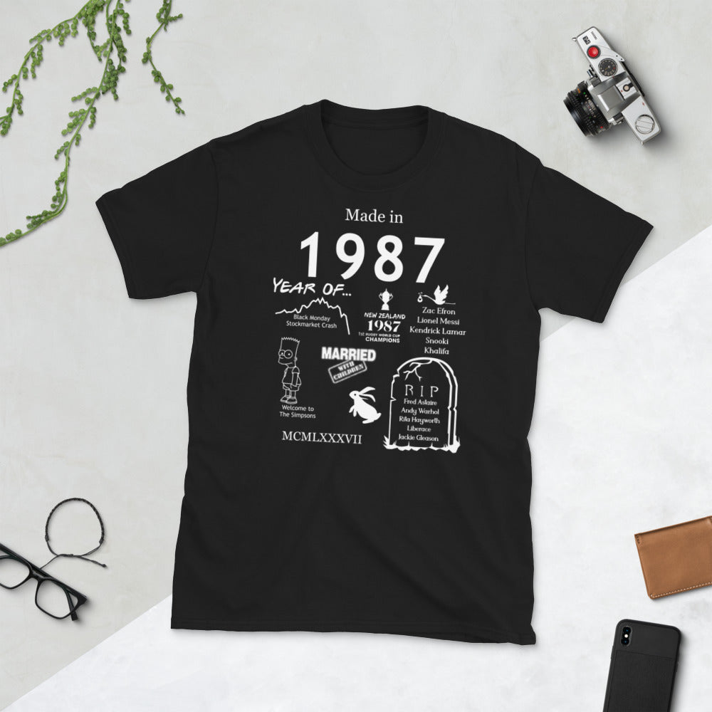 Made in 1987 TShirt - Unisex