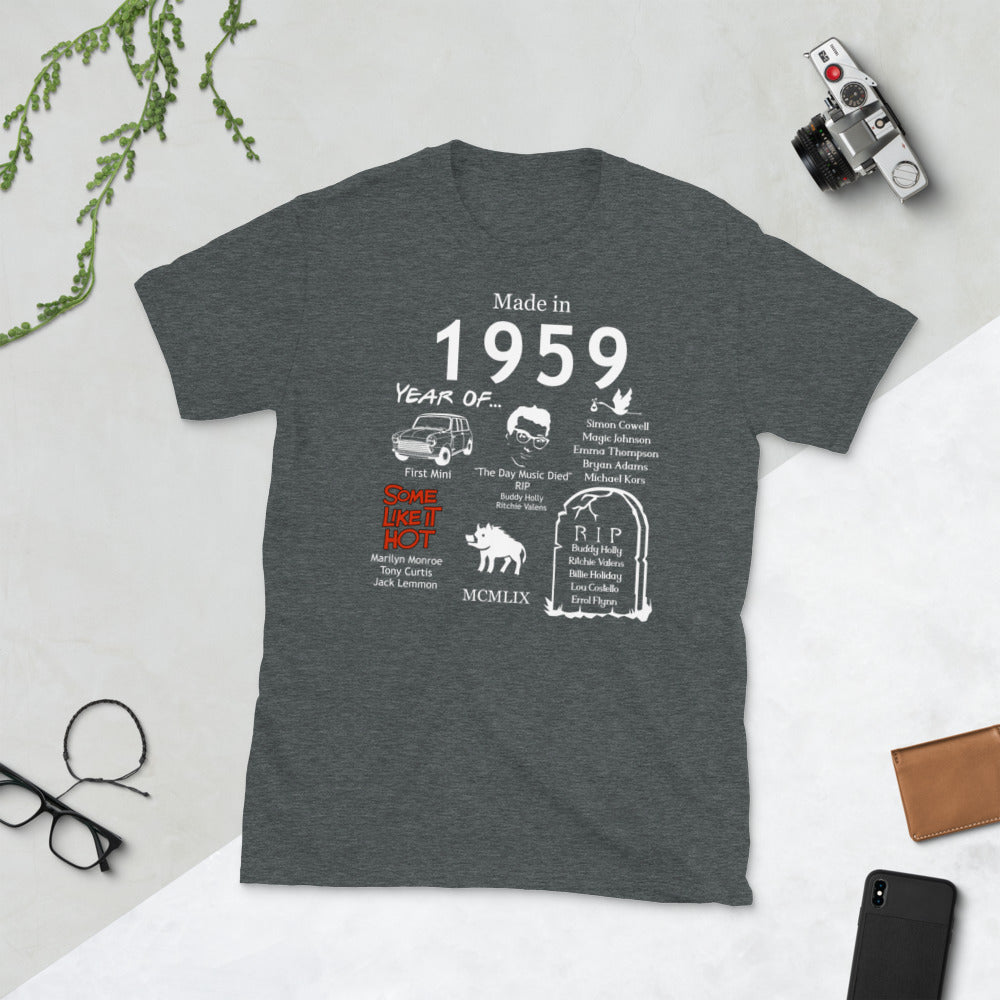 Made in 1959 TShirt - Unisex