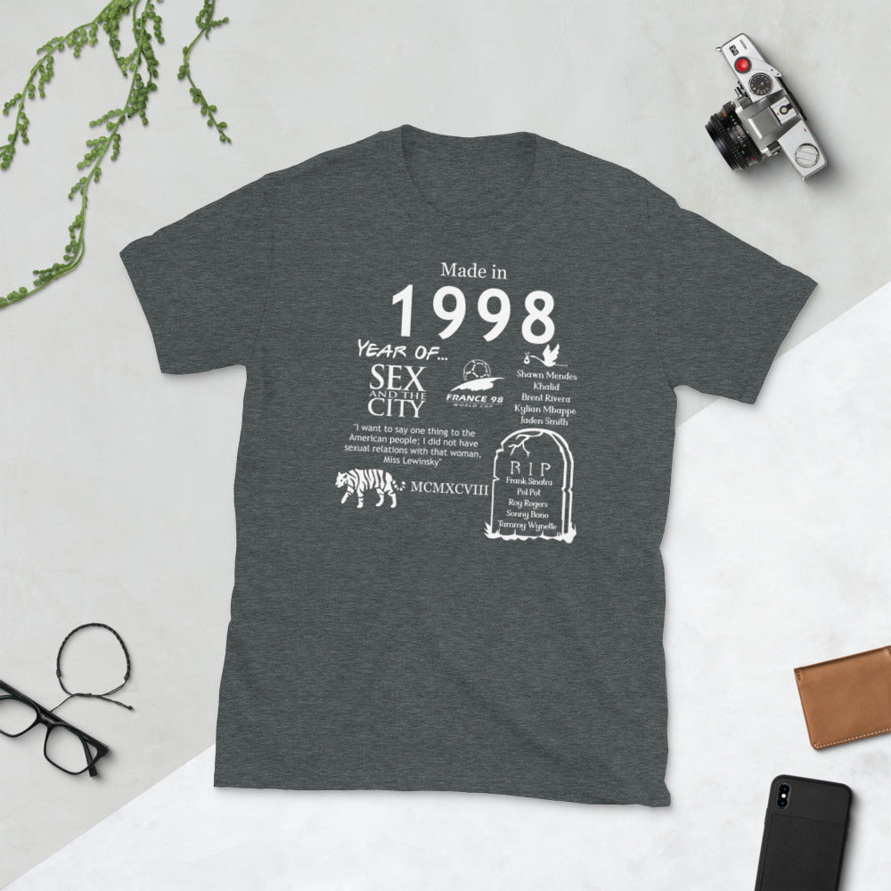 Made in 1998 TShirt - Unisex