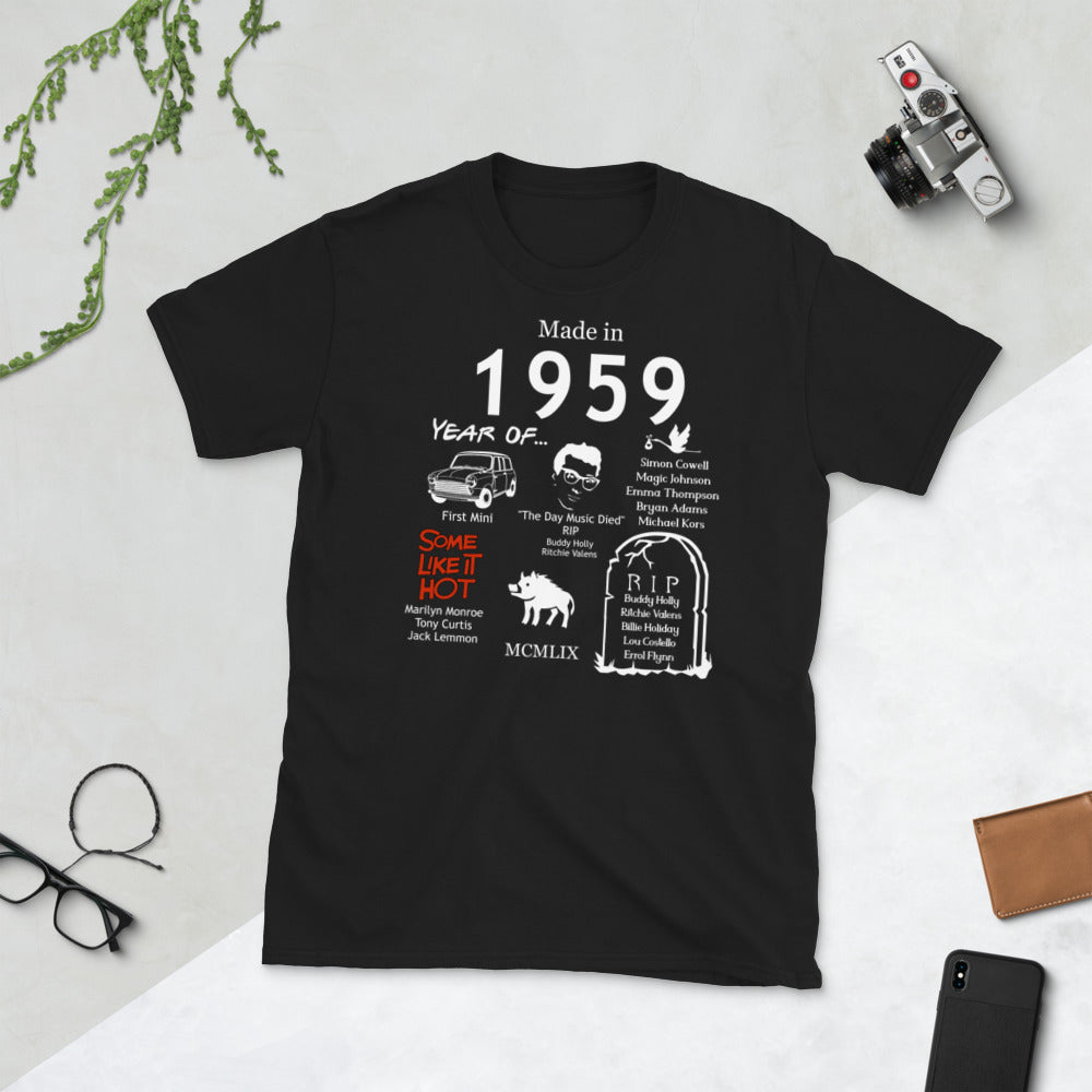 Made in 1959 TShirt - Unisex