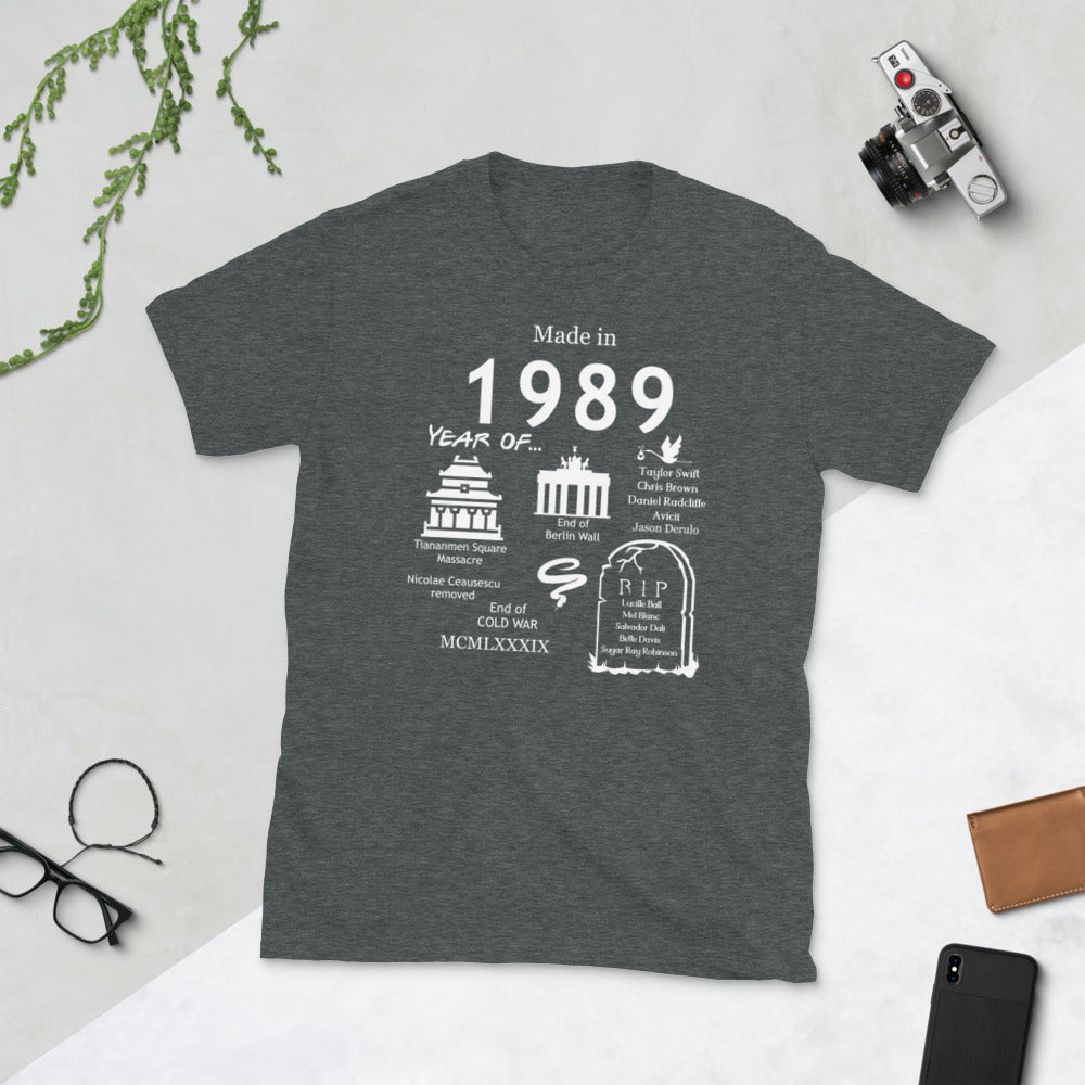 Made in 1989 TShirt - Unisex