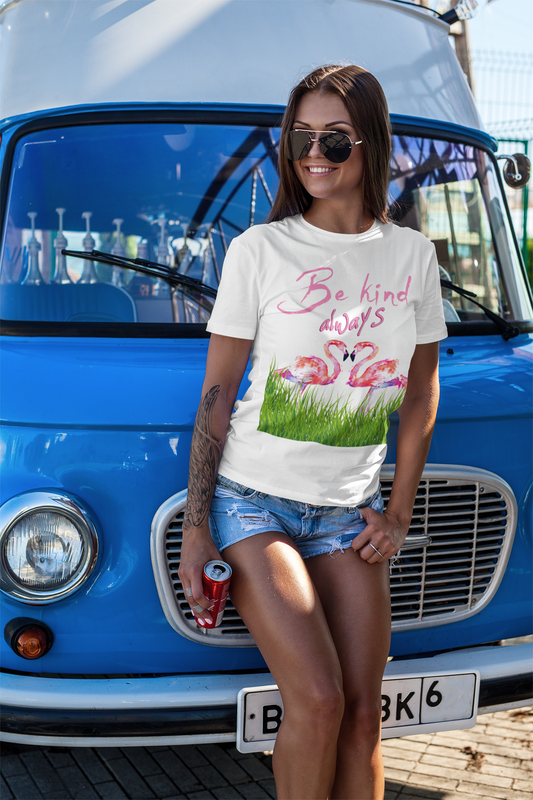 Be Kind Always Flamingo's TShirt- Unisex
