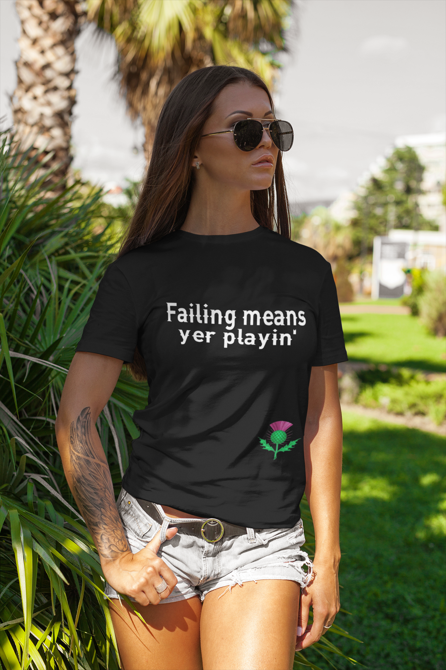 Failing means yer playin' TShirt - Unisex - Scotland