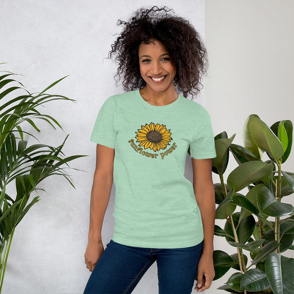 Sunflower Power TShirt - Unisex - Sunflower