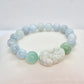 Natural Burmese Jade with Pixiu Bracelet in 10 & 12 mm Stones