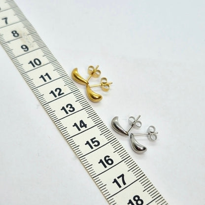 Mini RainDrop Earrings in Stainless Steel