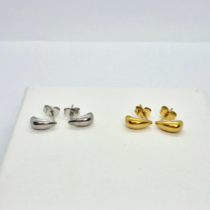 Mini RainDrop Earrings in Stainless Steel