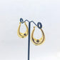 Earrings in Gold Plated Stainless Steel