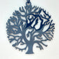 Black Tree of Life Pendant in Stainless Steel with Chain Necklace