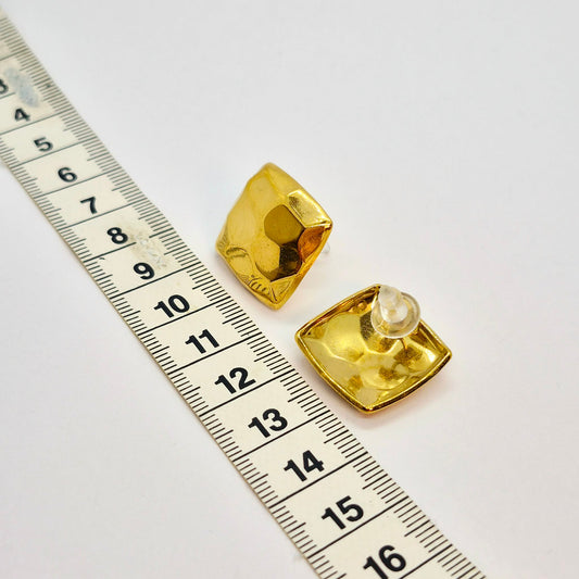 Earrings in Gold Plated Stainless Steel