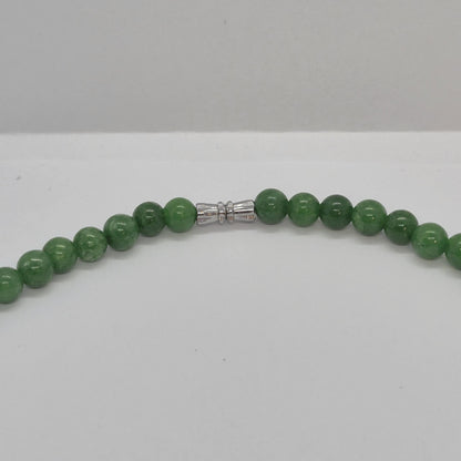 Natural Jade Choker Necklace in 6-12mm Stones