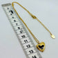 Heart Pendant Necklace in Stainless Steel Gold Plated