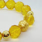 Natural Faceted Citrine Bracelet with 12mm Stones